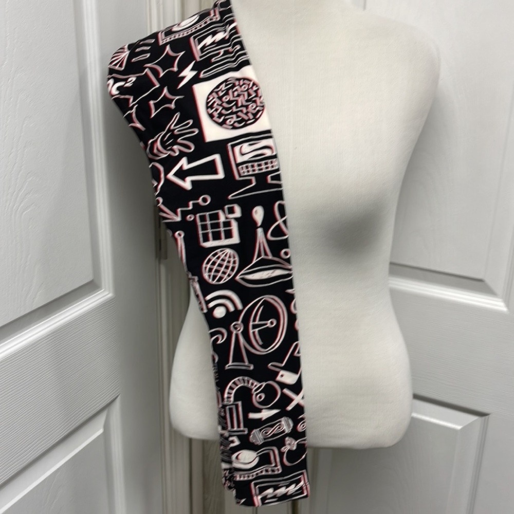 LuLaRoe New OS One Size Chemistry Science Themed Leggings NWT